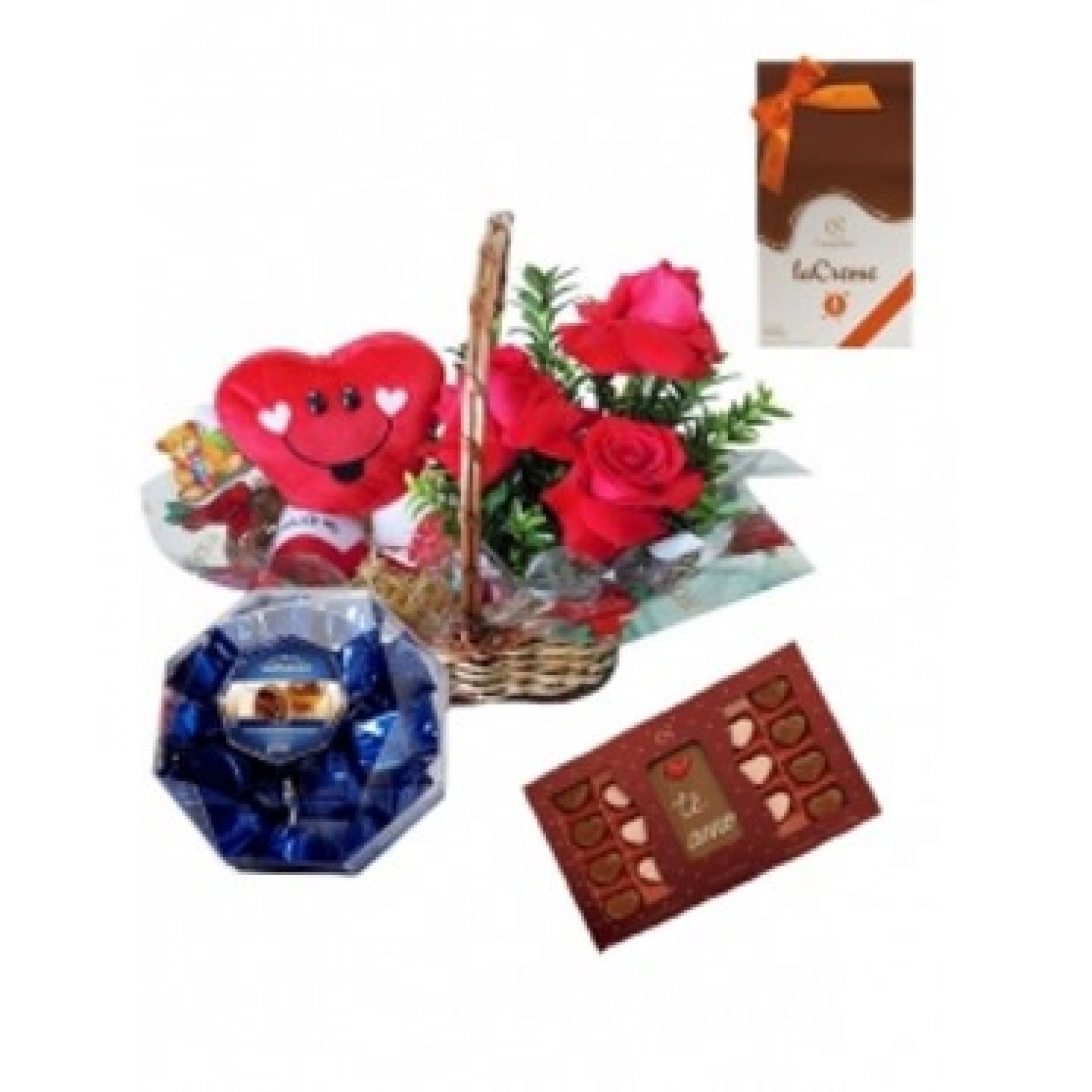 Cesta de Flores - Amor Precioso