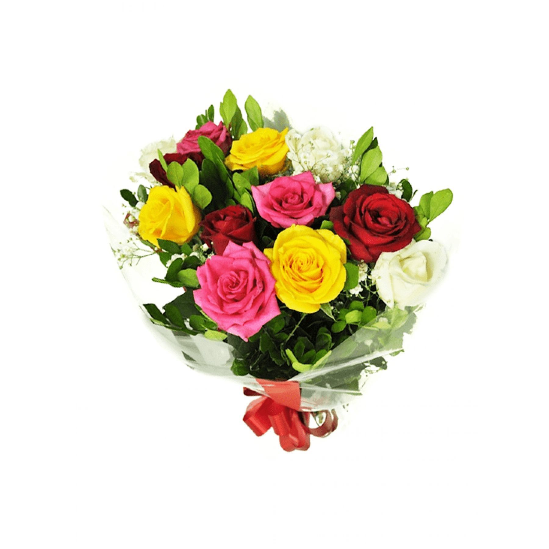 Buquê Rosas Coloridas