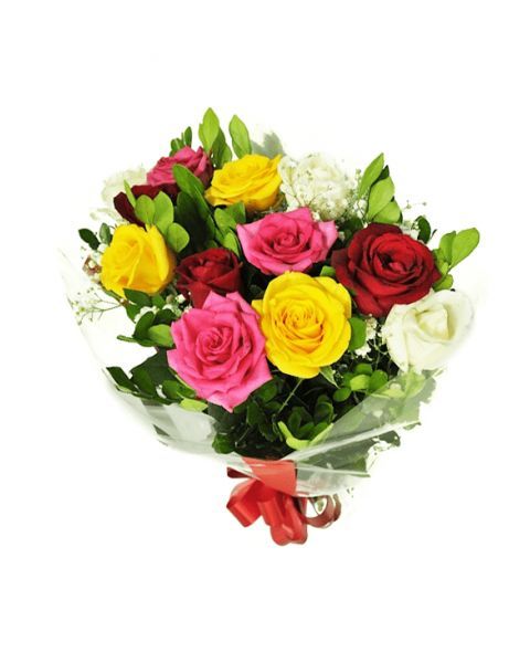 Buquê Rosas Coloridas