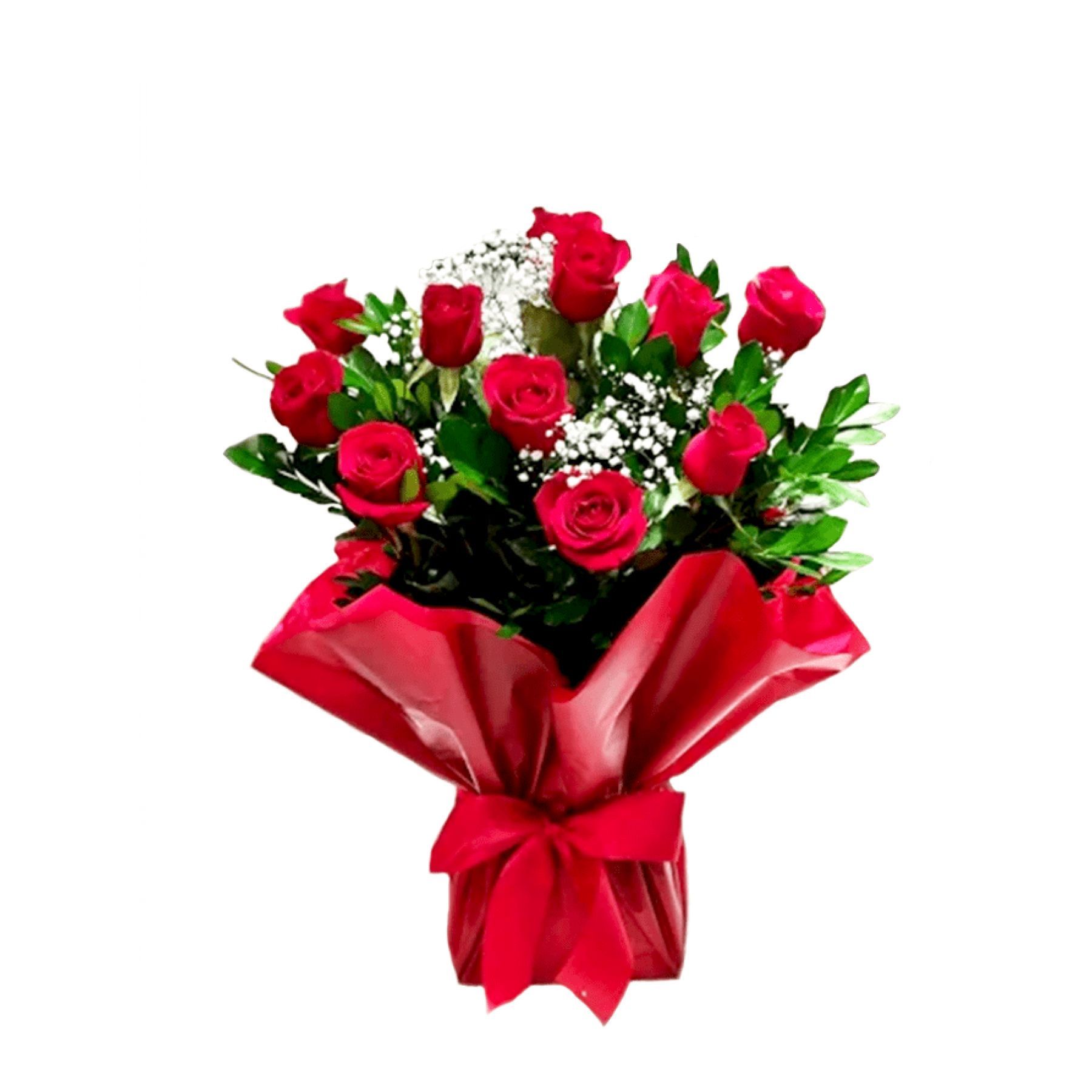 BUQUÊ ESPECIAL 12 ROSAS VERMELHAS