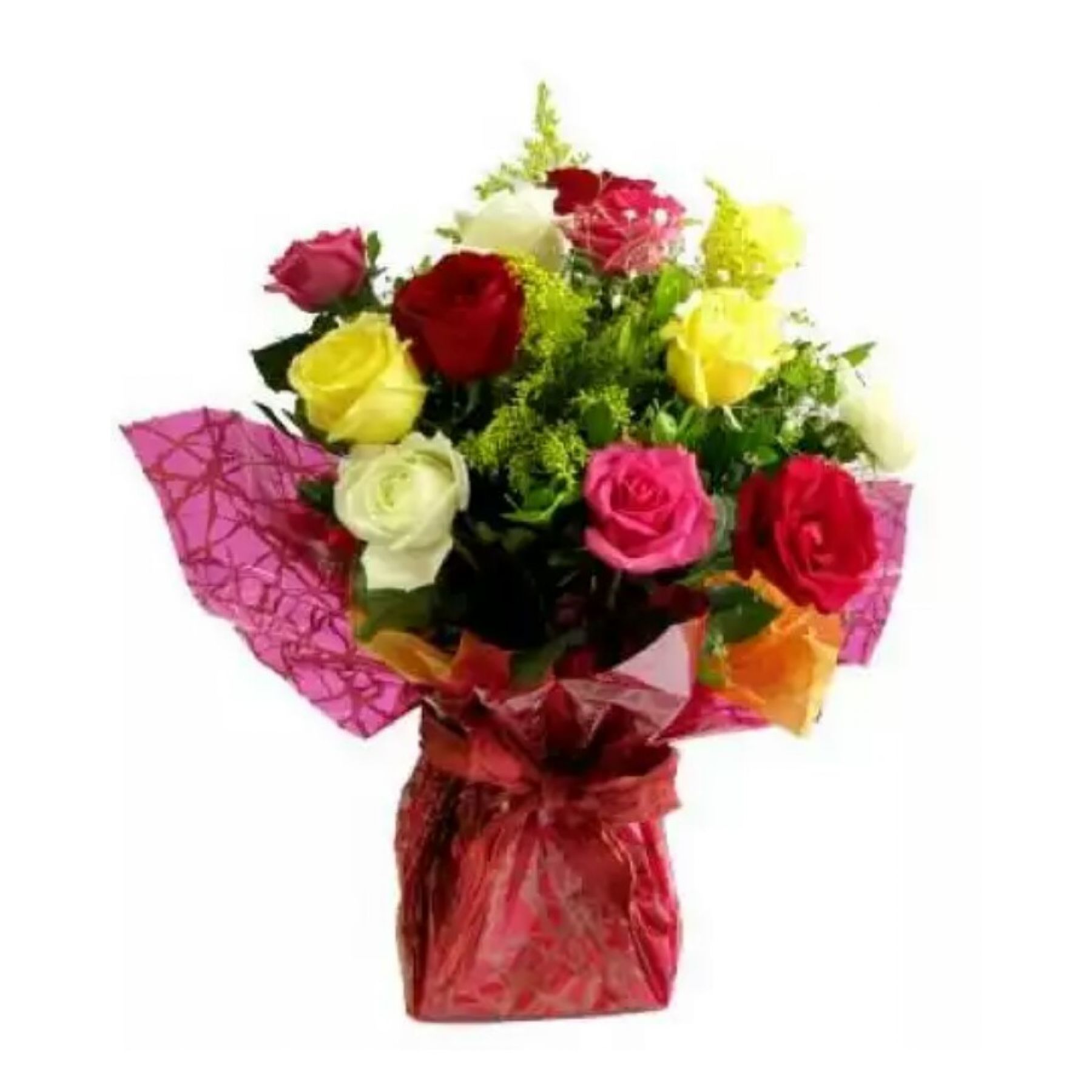 BUQUÊ ROSAS COLORIDAS